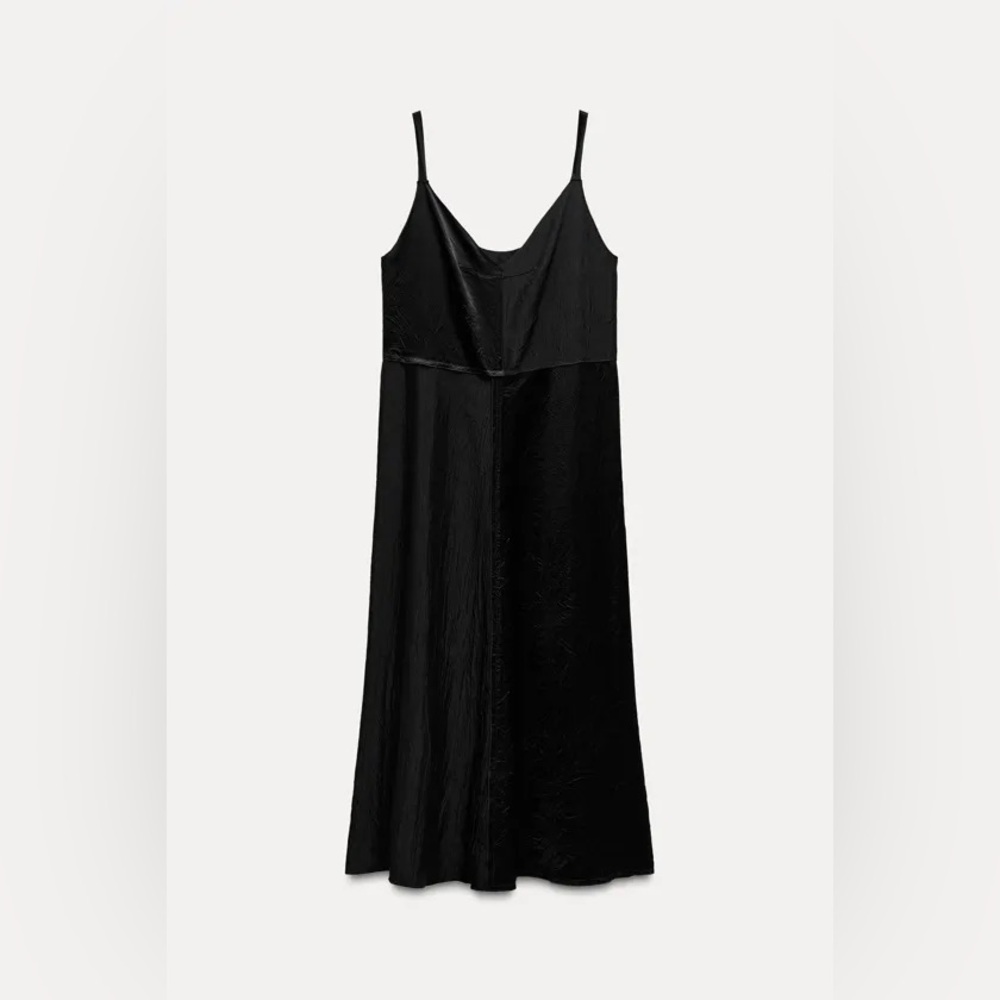 ZARA ~  Satin slip dress ZW COLLECTION - Picture 9 of 12